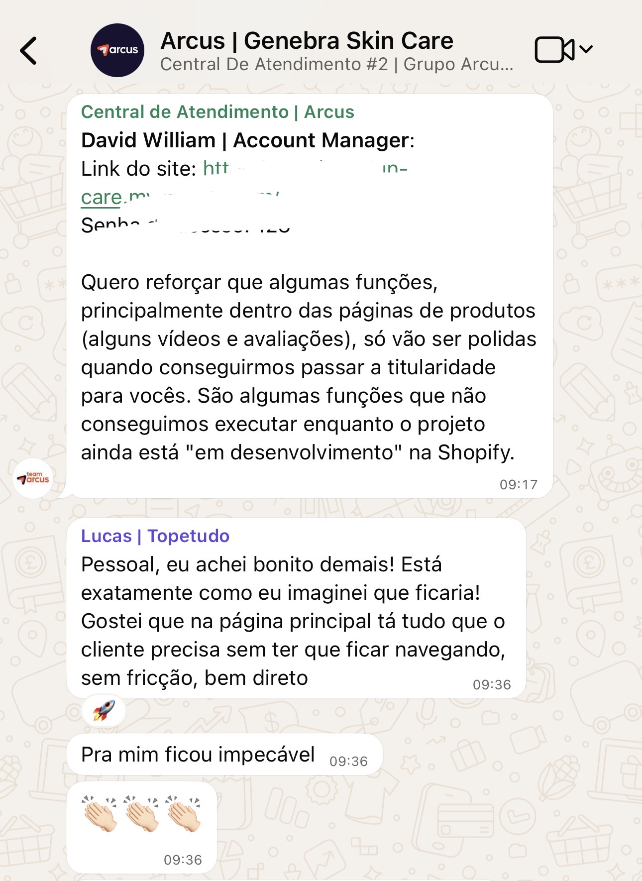 Depoimento cliente Arcus 2
