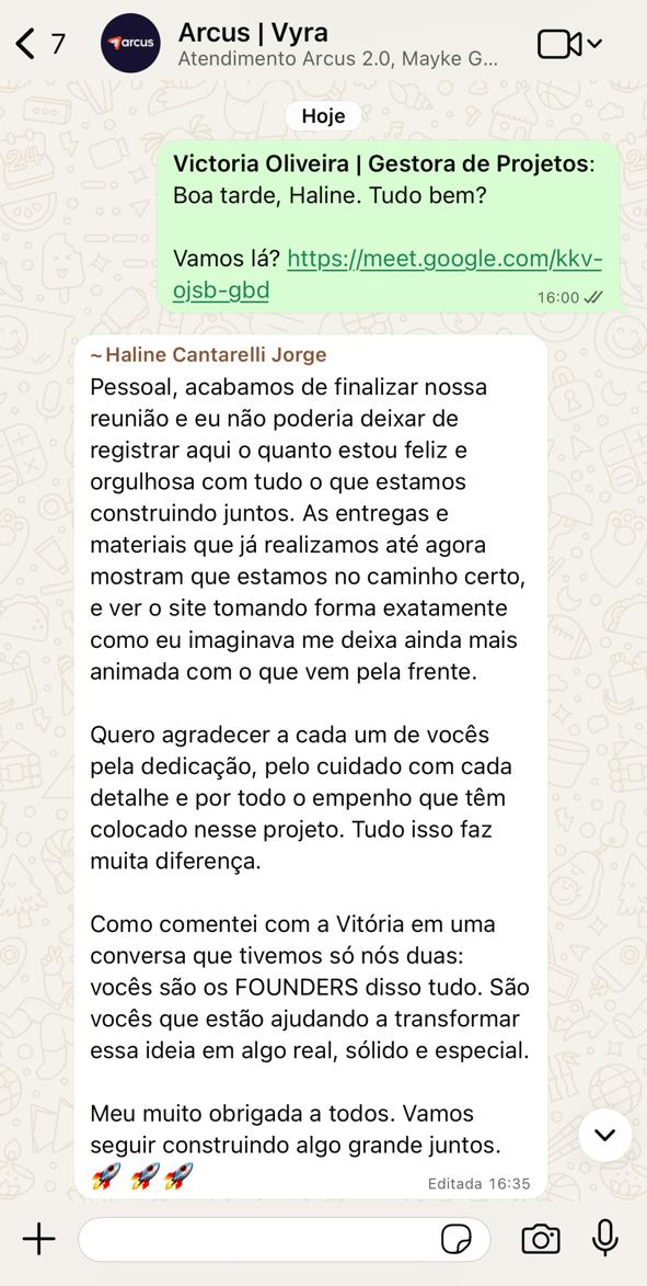 Depoimento cliente Arcus 4