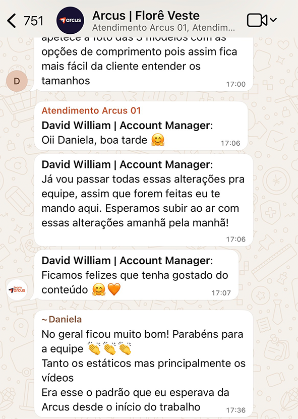Depoimento cliente Arcus 5
